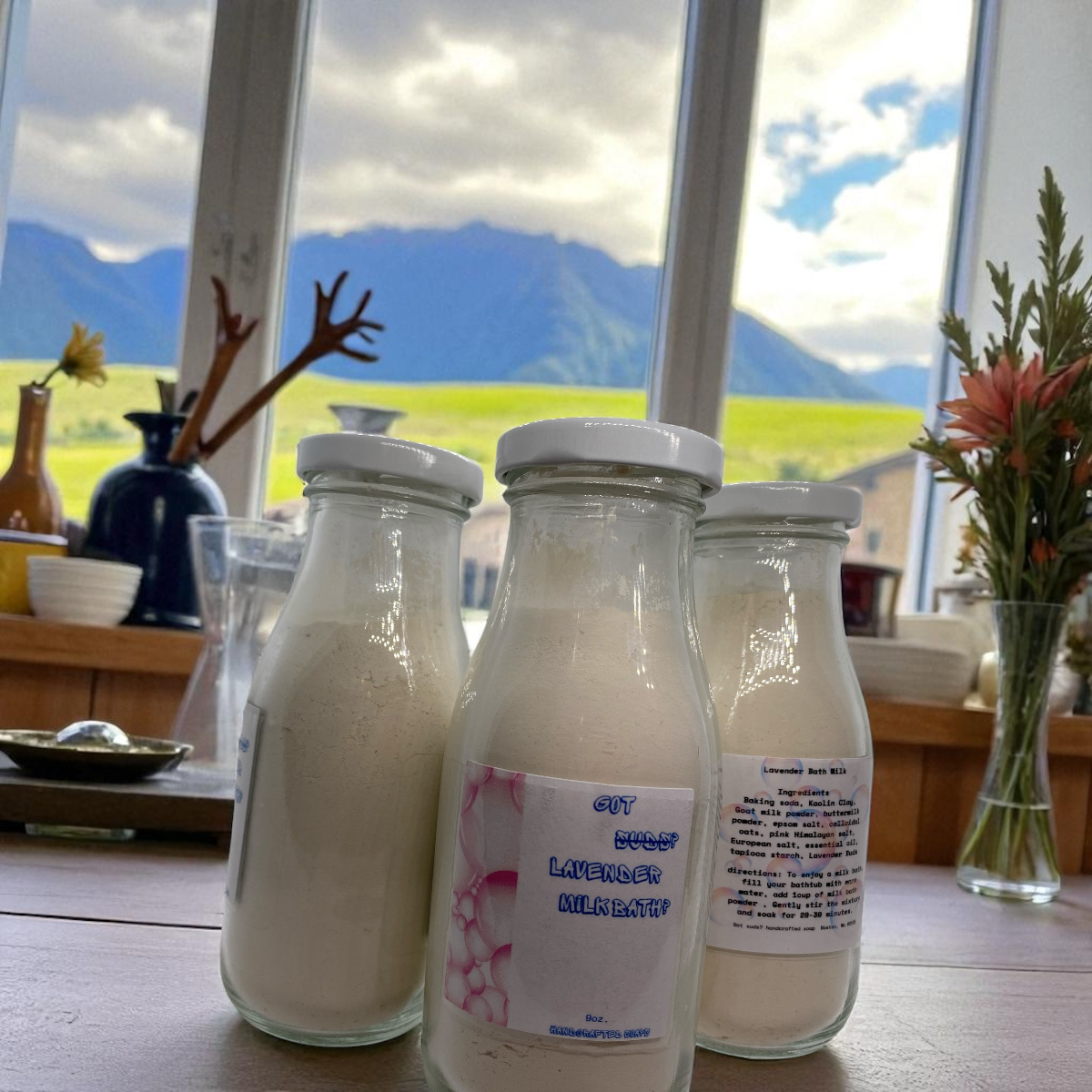 handmade Lavender Bath Milk