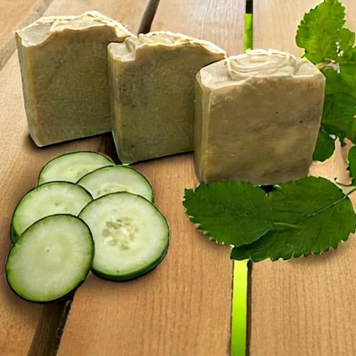handmade Cucumber Mint soap